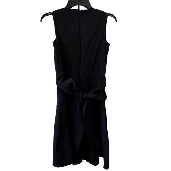 Brooks Brothers Black cinched waist dress 4 petite 🖤 old money, structured - Picture 2 of 11